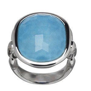 Honora - Sterling Silver Turquoise Doublet Ring